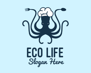 Seafood Octopus Restaurant  logo design