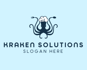 Seafood Octopus Restaurant  logo design