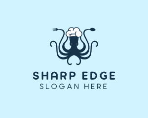 Seafood Octopus Restaurant  logo design