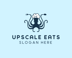 Seafood Octopus Restaurant  logo design