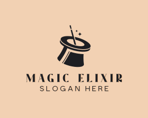 Magician Entertainment Hat logo design