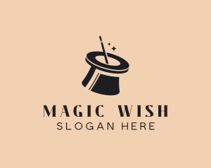 Magician Entertainment Hat logo design