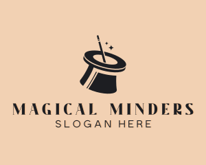 Magician Entertainment Hat logo design