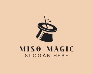 Magician Entertainment Hat logo design