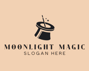 Magician Entertainment Hat logo design