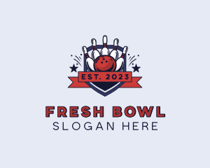 Bowling Pin Alley logo design