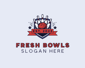 Bowling Pin Alley logo design