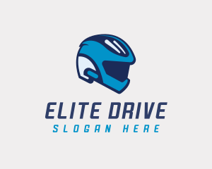 Driving Racing Helmet logo design