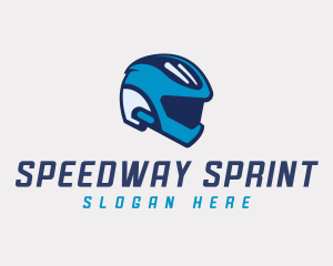 Driving Racing Helmet logo