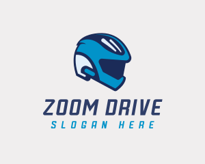 Driving Racing Helmet logo design