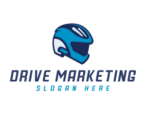 Driving Racing Helmet logo