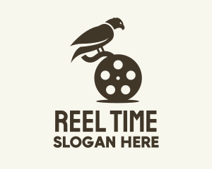 Crow Film Reel logo design