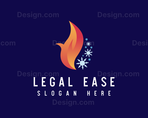 Droplet Fire Ice Logo