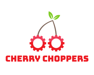 Fruit Cherry Gear logo design