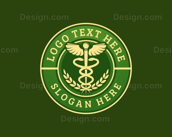 Medical Caduceus Clinic Logo