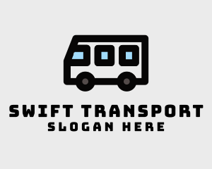 Transporter Van Travel logo design