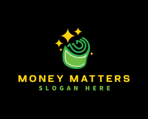 Money Roll Cash logo design