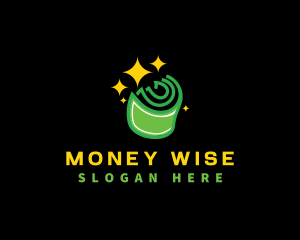 Money Roll Cash logo design