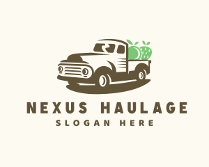 Fruit Farm Truck logo design