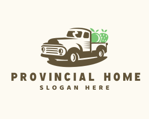 Fruit Farm Truck logo design