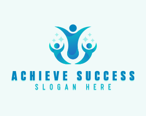 People Leadership Success logo design