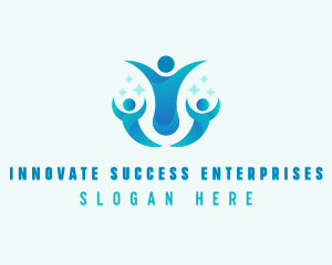 People Leadership Success logo design