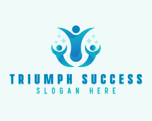 People Leadership Success logo design