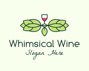  Red Wine Wreath logo design