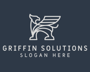 Silver Griffin Luxury logo design