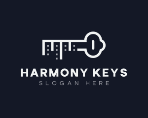 Accommodation Key Realtor logo design