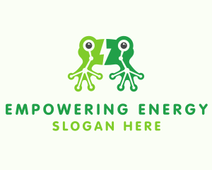 Frog Electrical Energy logo design