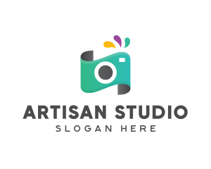 Photography Studio Camera  logo design