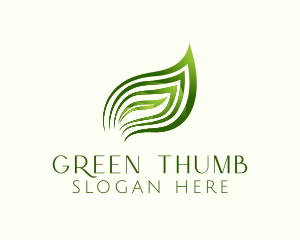 Green Botanical Garden logo design