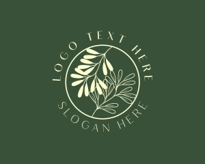 Organic Leaf Herb Logo