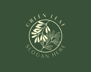 Organic Leaf Herb logo