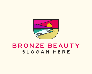 Creative Beach Resort  logo design