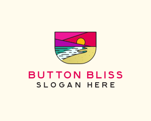 Creative Beach Resort  logo design