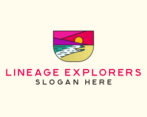 Creative Beach Resort  logo design