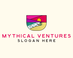 Creative Beach Resort  logo design