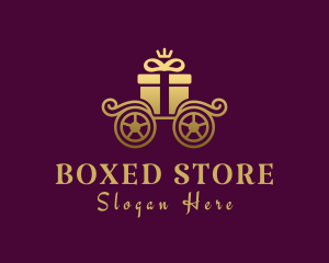 Gift Box Carriage logo design