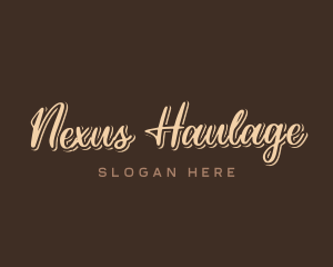 Simple Cursive Company logo design