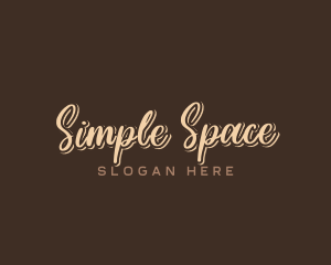 Simple Cursive Company logo design