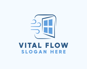 Window Door Ventilation logo design