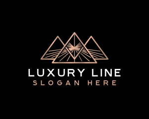 Luxury Triangle Deluxe logo design