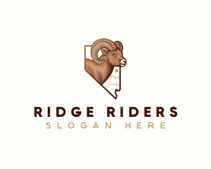 Nevada Bighorn Sheep logo design