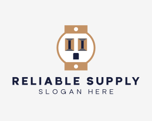 Electrical Socket Utility logo design