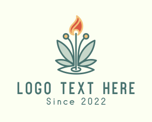 Spa Meditation Flame logo