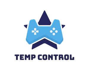 Blue Star Controller logo design