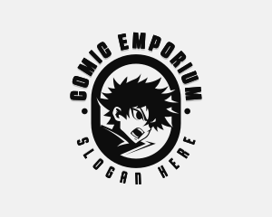 Anime Comics Boy logo