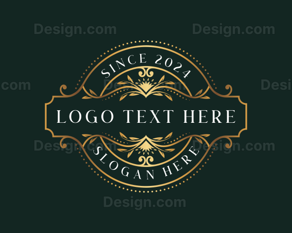 Floral Ornament Garden Logo